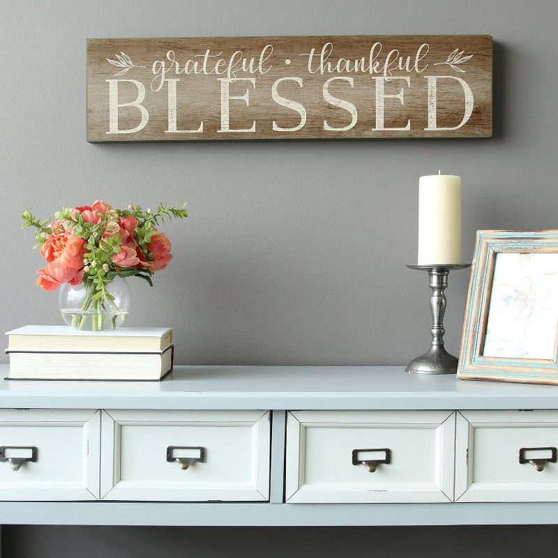 Grateful Thankful Blessed Wall Art - Stratton Home Decor, 3 of 6