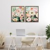 Stupell Industries Minty Garden Flowers 2pc Floating Frame Art Set - 2 of 4