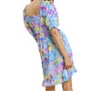 Women's Ruffle & Smocked Floral Dress - umgee - 4 of 4