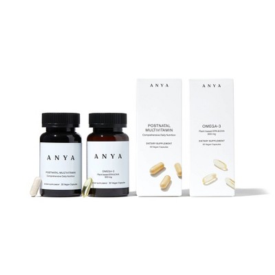 Anya Postnatal Multivitamin + Omega-3 Capsules - 60ct