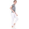 Allegra K Women's Cat Contrast Cartoon Print Tee Casual Summer T-Shirt - 4 of 4