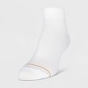 All Pro Women's 6pk Ultra Soft Low Cut Socks - White 4-10: Breathable Mesh, Quick Drying, Smooth Toe Seams, Knit Fabric - 3 of 3