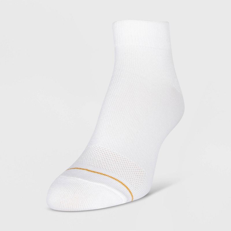 All Pro Women&#39;s 6pk Ultra Soft Low Cut Socks - White 4-10, 4 of 5