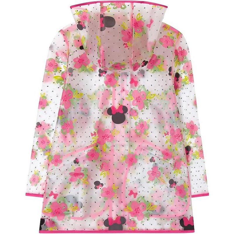 Minnie Mouse Clear Raincoat with Hood, Kids Ages 2-7, 3 of 4