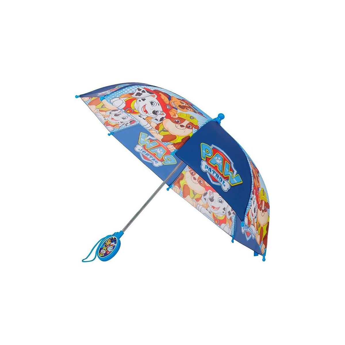 Paw Patrol Boy’s Umbrella, Kids Ages 3-7- Light Blue