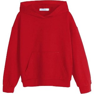 Arshiner Girls Tie Dye Hoodies Sweatshirts Loose Casual Long Sleeve Pullover Hooded With Pockets Red 9-10Y - 1 of 4