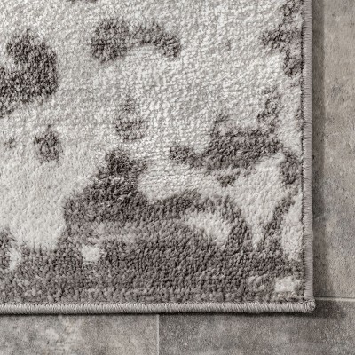 Meaghan Gray Abstract Washable Synthetic Area Rug, 5' x 8'