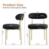 NicBex Set of 2 Dining Chair Upholstered Padded Seat Metal Legs Side Chair,Suitable for Kitchen,Dining Room - 3 of 4
