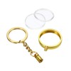 Unique Bargains Portable Round Metal Storage Jewelry Coin Holder with Key Rings - 4 of 4