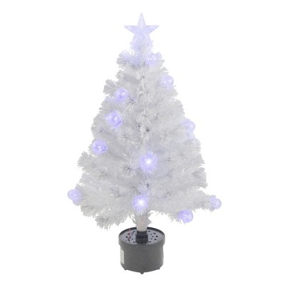 white artificial xmas tree