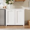 Famapy Smart Deodorizing Multi-Use Cabinet, Single/Double Trash Bin Cabinet,Timed Odor Removal,As Kitchen Island,Pet Food Holder,Laundry Hamper,No Bin - 3 of 4