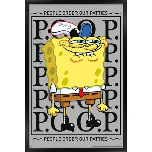 Trends International Nickelodeon Spongebob - P.O.O.P. Framed Wall Poster Prints - 1 of 4