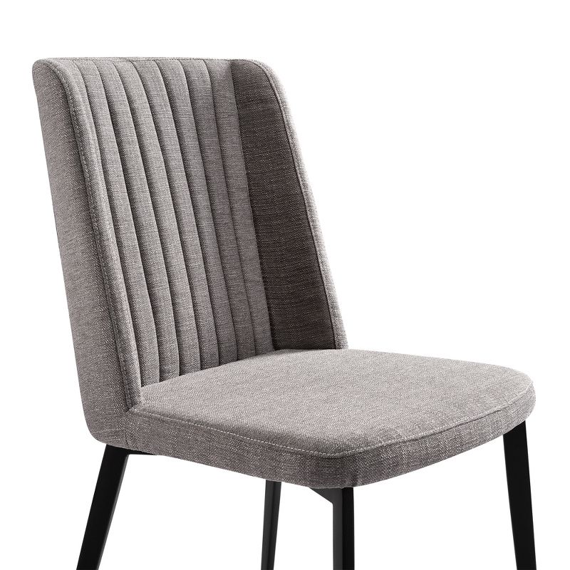 Set of 2 Homer Contemporary Dining Chair Gray - Modern Home, 5 of 11