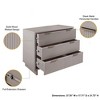 Granville Modern 3 Drawer Standard Dresser - Manhattan Comfort - 4 of 4