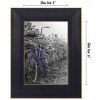 Americanflat Picture Frame in Black Lead Free Polished Glass for Wall and Tabletop - 4" x 6" - Pack of 2 - 2 of 4