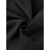 Allegra K Women's 3/4 Ruched Sleeve Shawl Lapel Lightweight Open Front Cardigans - 4 of 4