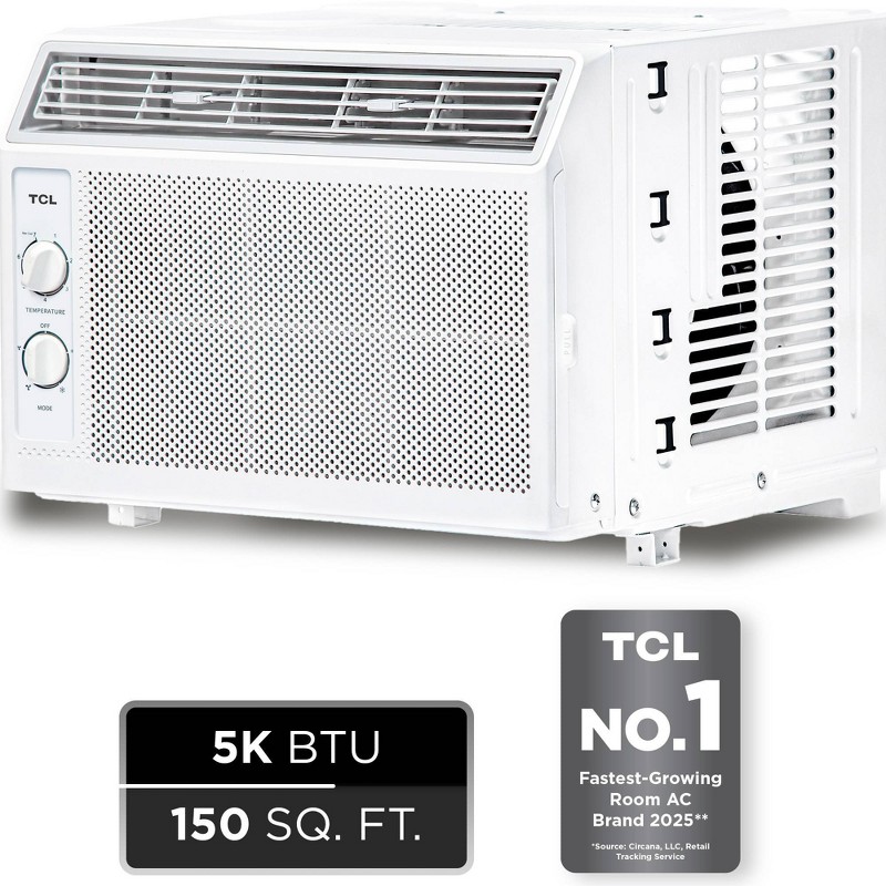 TCL 5,000 BTU Window Air Conditioner (H5W33M)