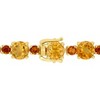EVERLY JEWELRY | Rose Plated Sterling Silver 30 1/10 CT TGW Citrine Madeira Citrine Bracelet, 7.25-inch - 4 of 4