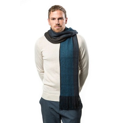 Mio Marino | King Striped Knit Scarf - Azure Ash, Size: One Size : Target