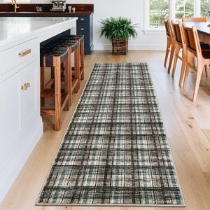 Washable Area Rug - Non-Slip Soft Modern Carpet, Stain Resistant Non-Shedding Indoor Rug for Living Room Bedroom Laundry Kid Room Office Dining Room - 1 of 4