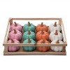 Transpac Resin 10.43 in. Halloween Pastel Pumpkin in Display Set of 12 - 2 of 3