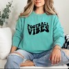 Simply Sage Market Retro Football Vibes Garment Dyed Sweatshirt - 2 of 4