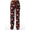 Just Love Womens Christmas Print Knit Jersey Pajama Pants - Winter Cotton PJs - 3 of 3