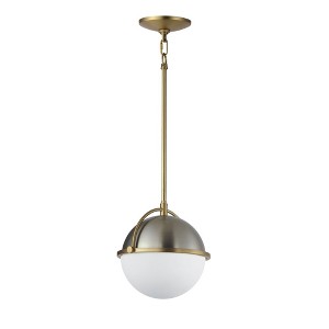 Maxim Lighting Duke 1 - Light Pendant in  Satin Nickel/Satin Brass - 1 of 3