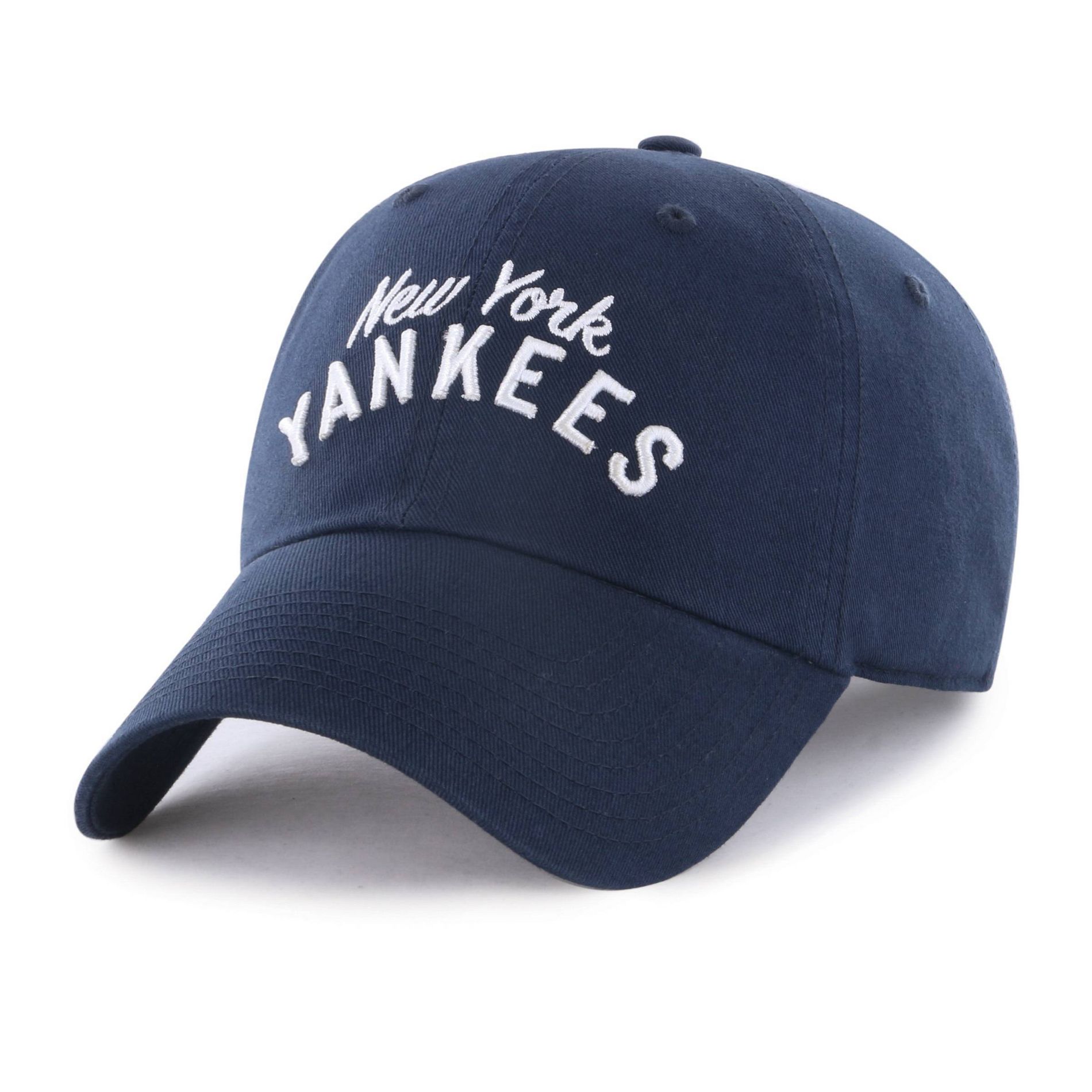 MLB New York Yankees Script Baseball Hat - Navy Blue