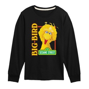 Boys' - Sesame Street - Big Bird Photo -Toddler and Youth Long Sleeve T-Shirt Long Sleeve Graphic T-Shirt - 1 of 3