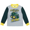 John Deere Tractor Construction Raglan Pajama Shirt and and Pajama Pants Sleep Set Toddler - 2 of 4