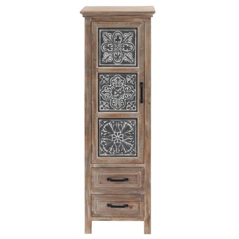 Tall Drawer Storage Cabinet: 28-1/2 Deep, 75 High