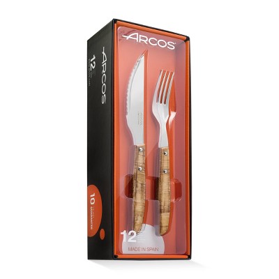 Arcos Steak Basic 4pc Steak Set Pink : Target