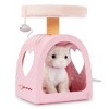 Our Generation Purrfect Retreat Pink Cat House Tree Condo with Bed, Pet Plush Kitten & Accessories for 18" Dolls - 3 of 4