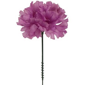 Floral Home 5" Pick Long Lavender Carnation Pick - 50-Piece - 1 of 4