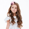 Juvale 6 Pack Mini Tea Party Hats for Women, Fancy Hair Fascinators for Girls in 6 Colors, 4 In - 2 of 4