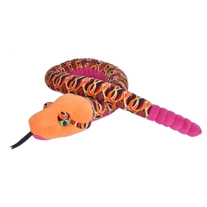 Wild Republic Plush Snake  Orange Stuffed Animal, 54 Inches - 1 of 1