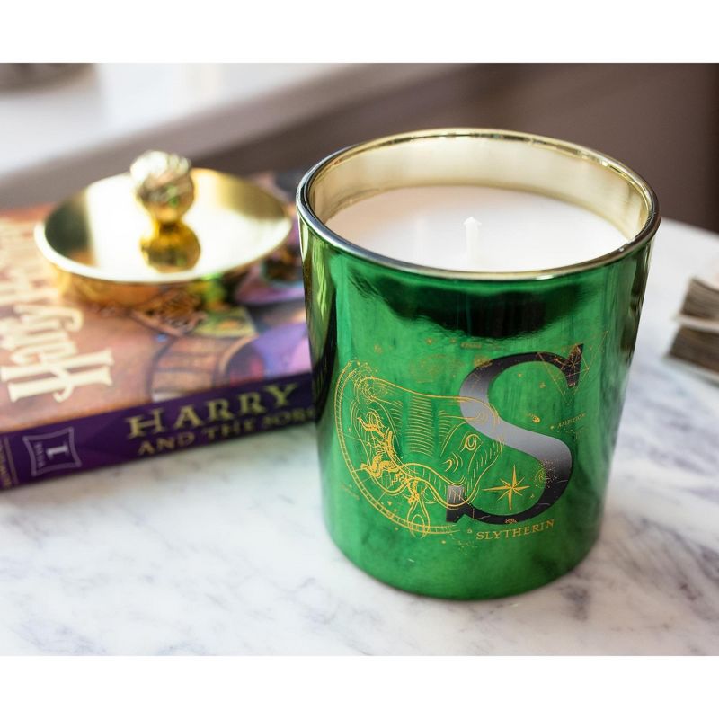 Ukonic Harry Potter House Slytherin Premium Scented Soy Wax Candle, 3 of 7