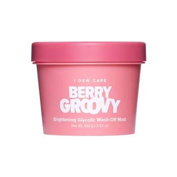 I DEW CARE Berry Groovy Brightening Glycolic Wash-Off Mask - 3.52oz