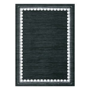 Machine Washable Area Rug for Living Room Bedroom, Modern Bordered Home Decor Carpet for Dining Room Office - 1 of 4