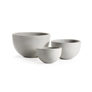 Plum & Post Fibrestone Malibu Low Bowls Set of 3 - 1 of 2