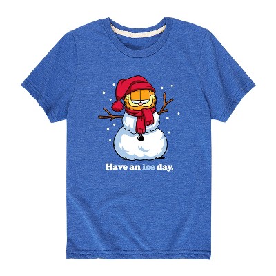 Boys' - Garfield - Have An Ice Day Short Sleeve Graphic T-Shirt