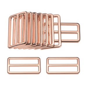 Unique Bargains Zinc Alloy Durable Multipurpose Tri Glide Metal Buckles for Bags 10 Pcs - 1 of 4