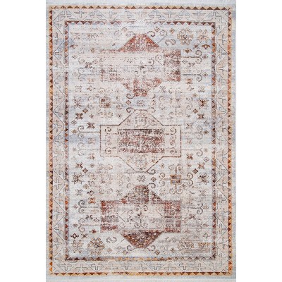 Nuloom Zahra Faded Native Panels Area Rug, 3' x 5', Zahra Beige