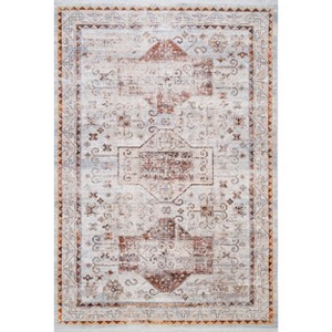 Nuloom Zahra Faded Native Panels Area Rug, 3' x 5', Zahra Beige - 1 of 4