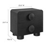 Modway Sonnet 2-Drawer Nightstand in Black - 3 of 4