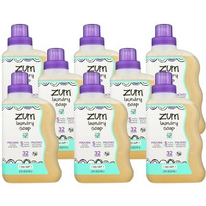 Zum Clean Sea Salt Aromatherapy Laundry Soap - Case of 8/32 fz - 1 of 4