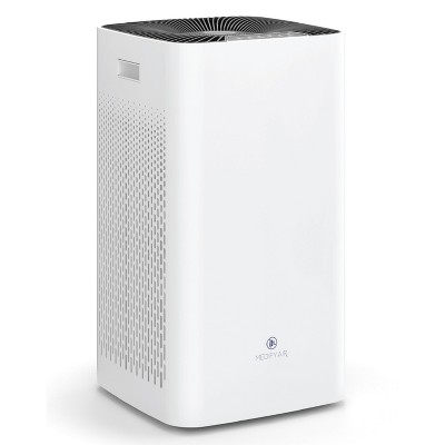 Medify Air MA-112 V2.0 Portable Large 2,500 Sq Ft Tower Home Air Purifier w/ True H13 HEPA Filter Removes Pollen, Dust & Allergens, White