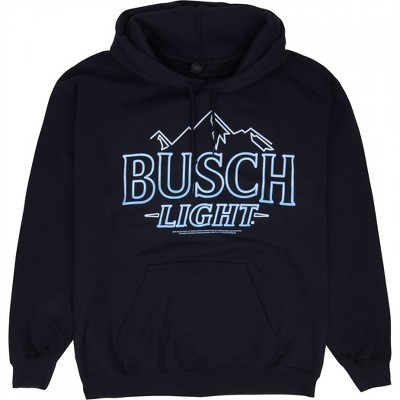 Mens Busch Light Neon Logo Pull-Over Hoodie