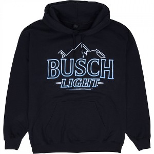 Mens Busch Light Neon Logo Pull-Over Hoodie - 1 of 3